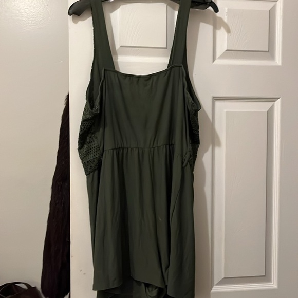 No boundaries olive green crochet short set - Picture 5 of 6